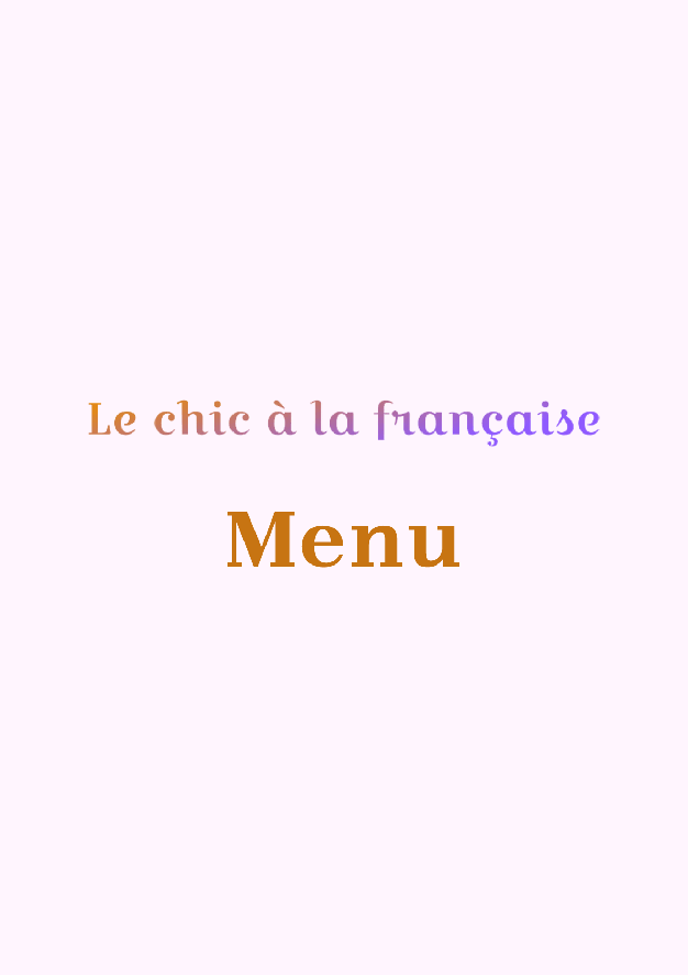 Le chic a la francaise